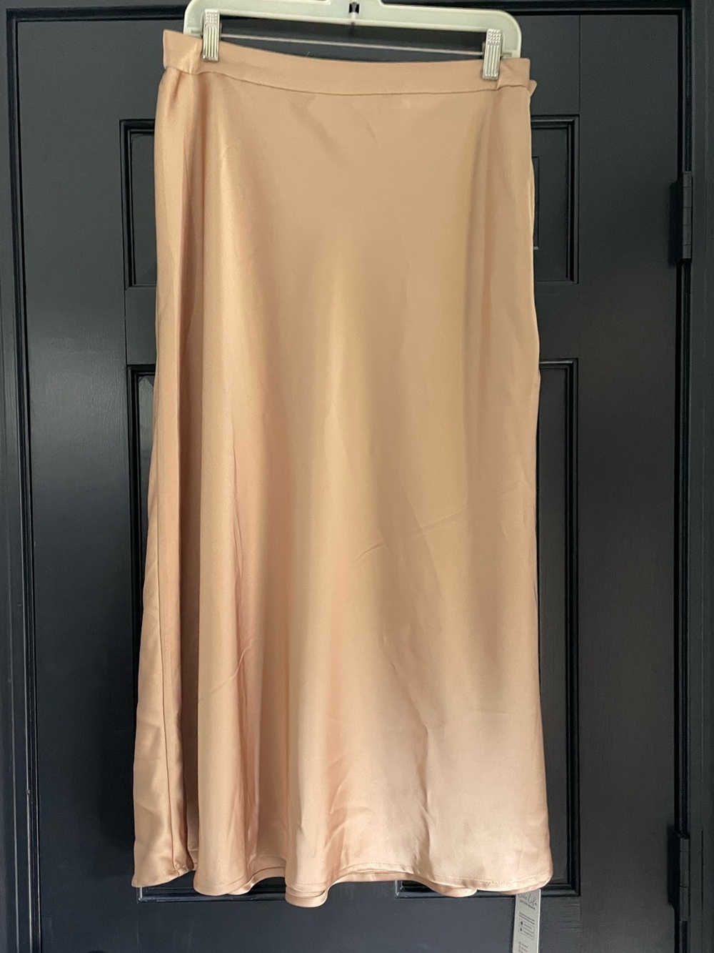 Cupshe Gold-ish Satin Maxi Skirt
